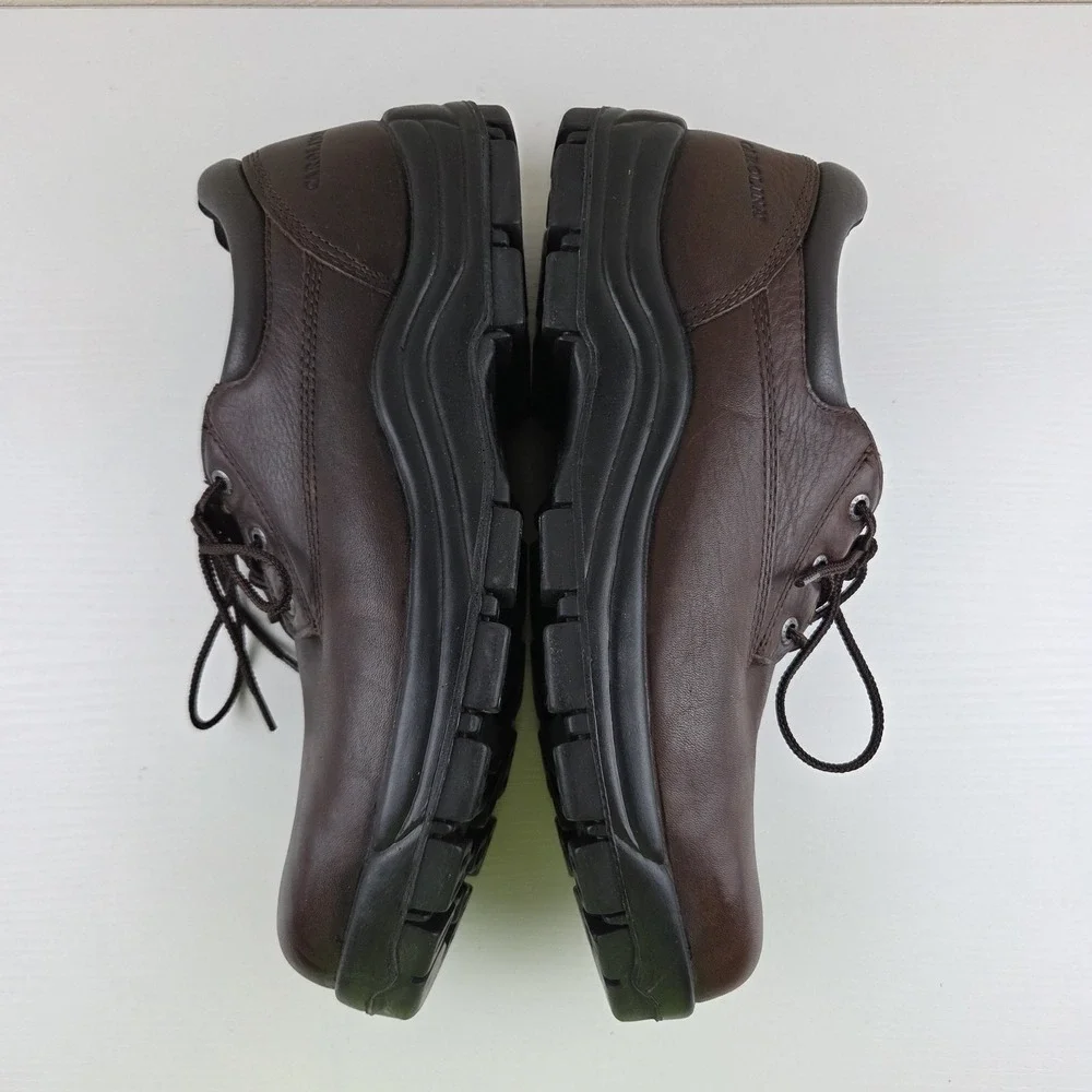 Carolina CA1528 Men's 12M Brown Leather Work Shoes Electrical Hazard Safety Toe